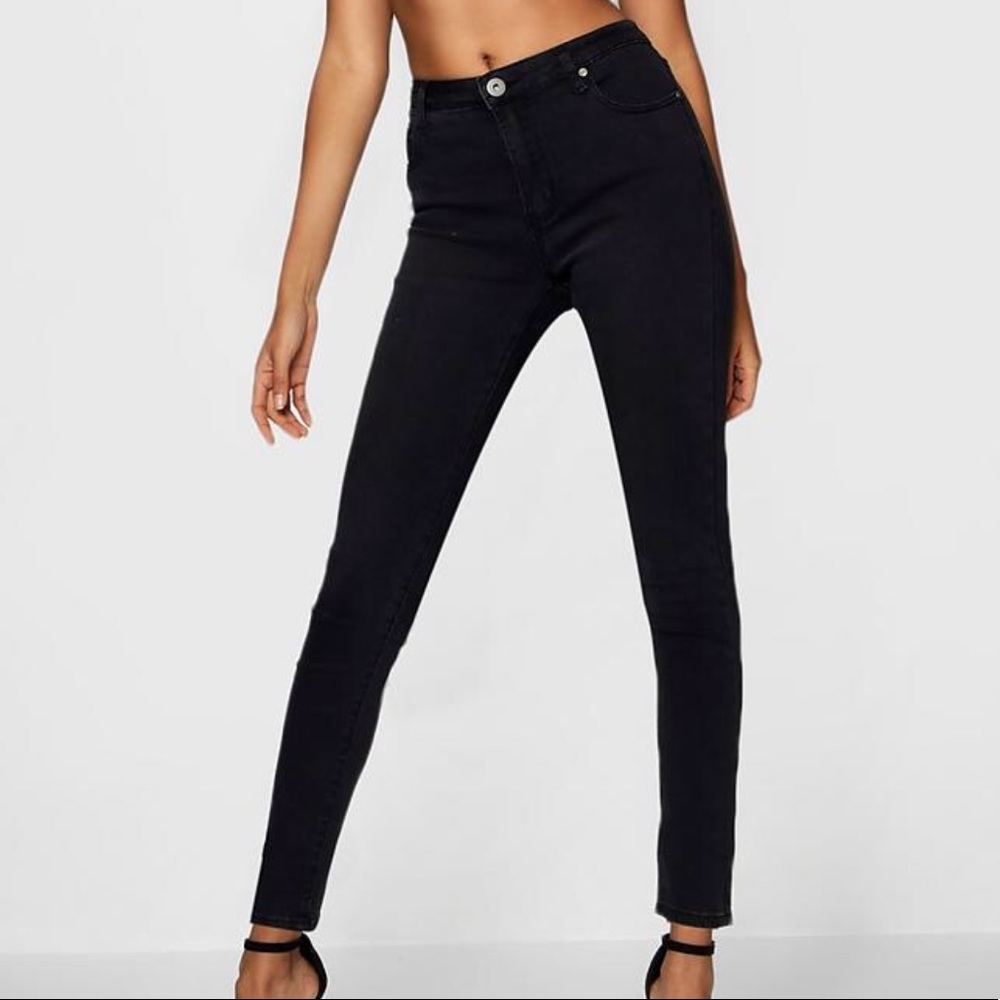Boohoo High Rise Skinny Jeans